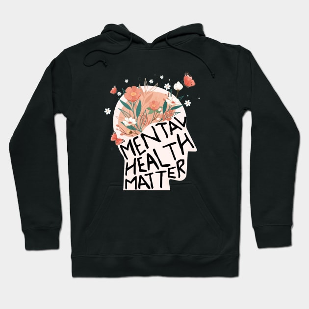 Mental Health Matters Hoodie by Little Designer